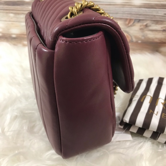 Henri Bendel 712 Convertible Shoulder Bag Oxblood - Picture 5 of 7